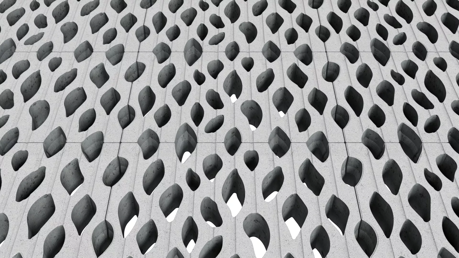 SENTONI Rasengitterstein mit Nocken grau glatt L 60 cm B 40 cm H 10 cm