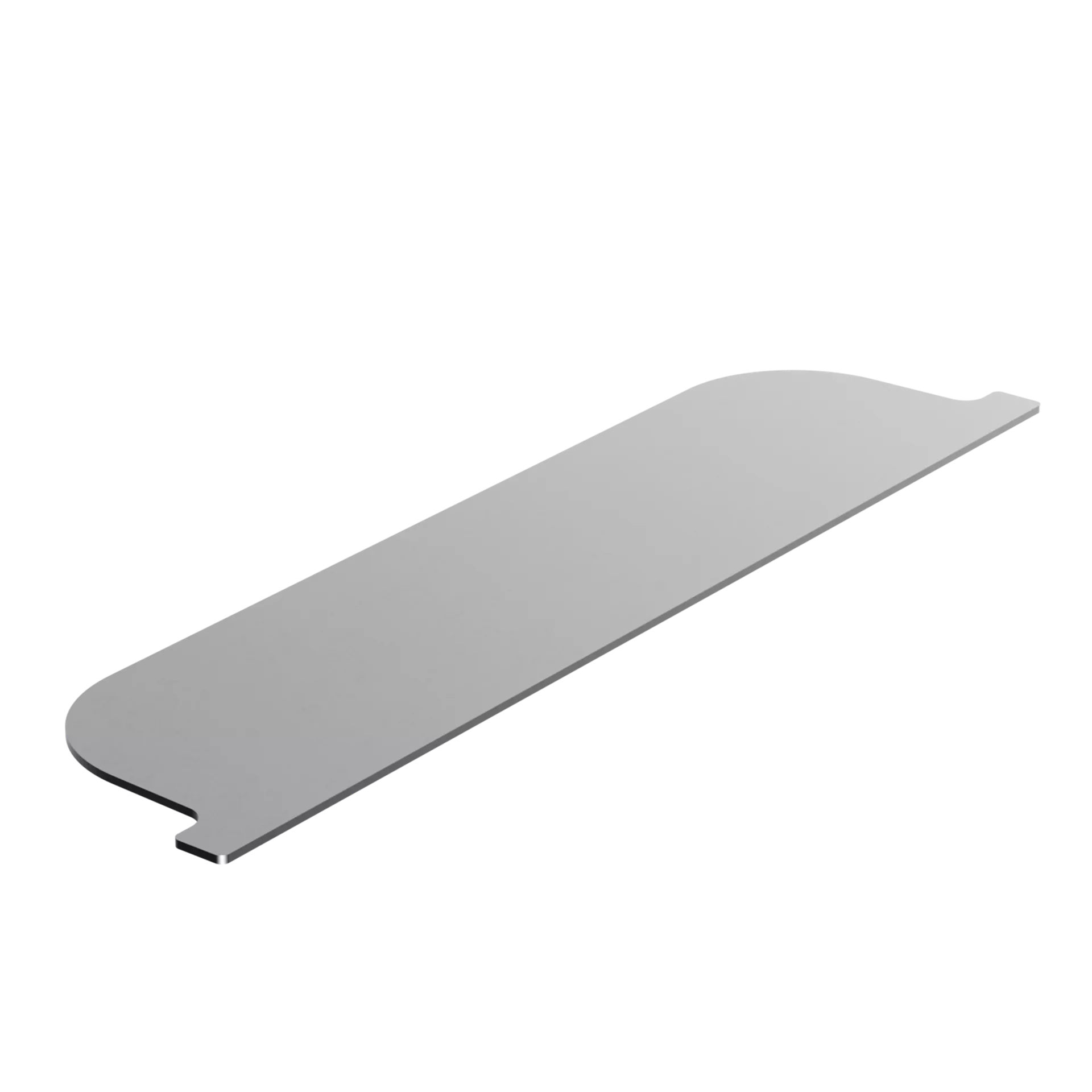 BIRCOparksafe Stirnwand aus Edelstahl V2A B 156 mm H 38 mm