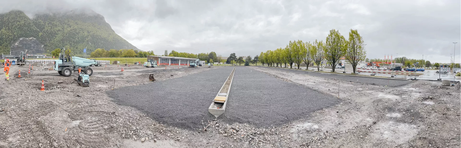 CARENA SPLITT Ökostein mit Nocken grau glatt gefast L 25 cm B 25 cm H 8 cm