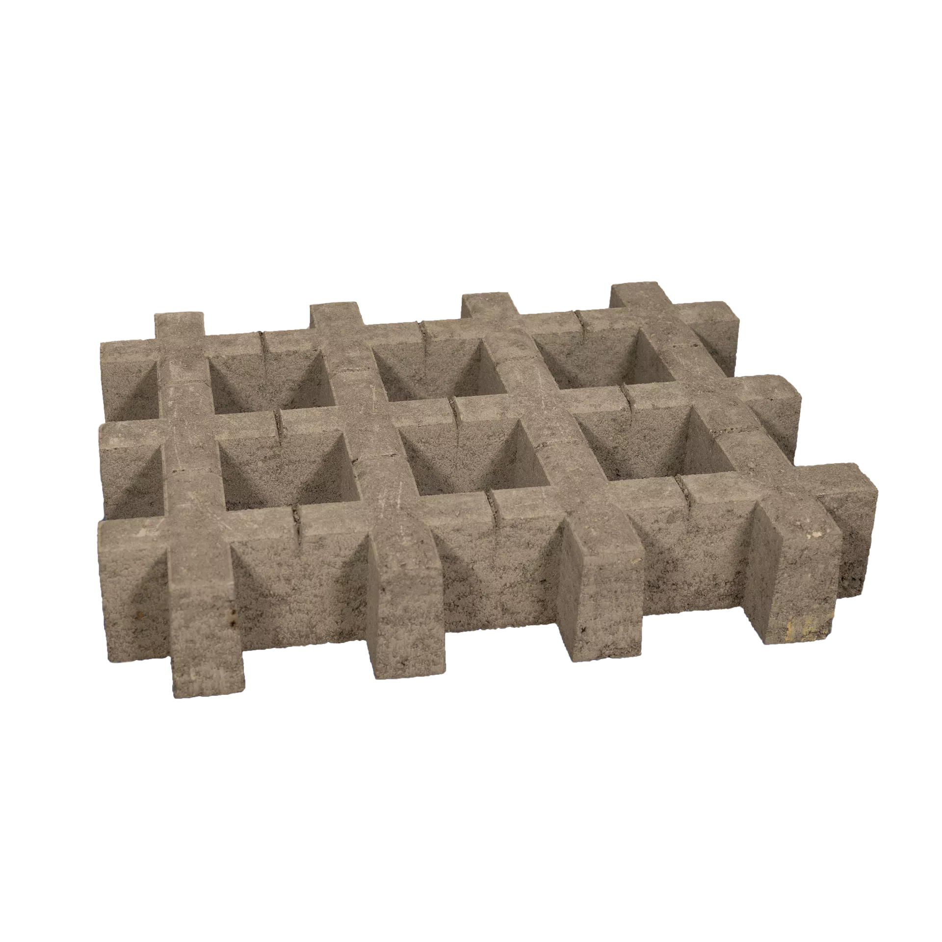 QUADRO Rasengitterstein grau L 58 cm B 47 cm H 10 cm