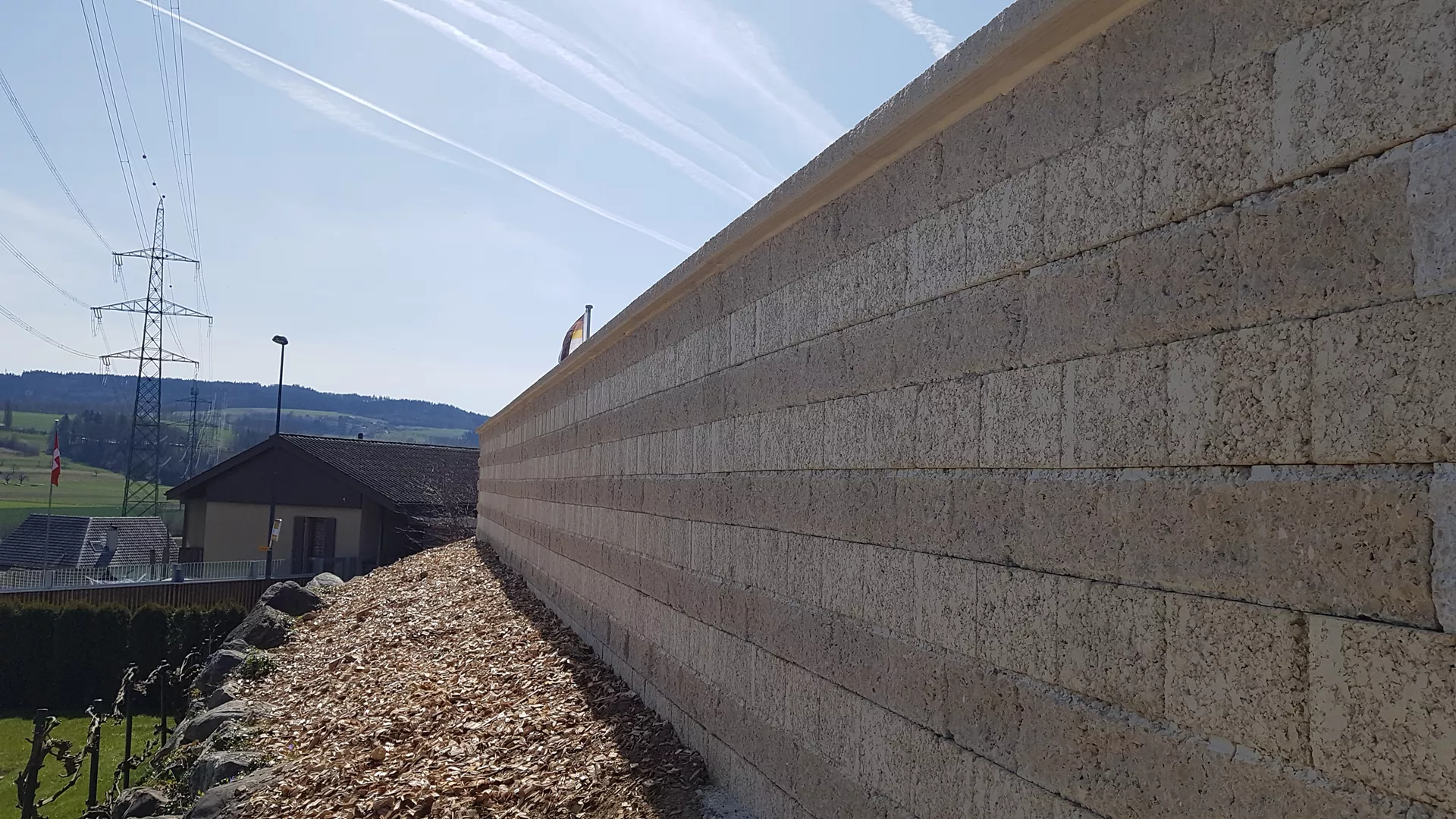LEROMUR Trockenmauer juragelb Normalelement L 20 cm B 100 cm H 13 cm