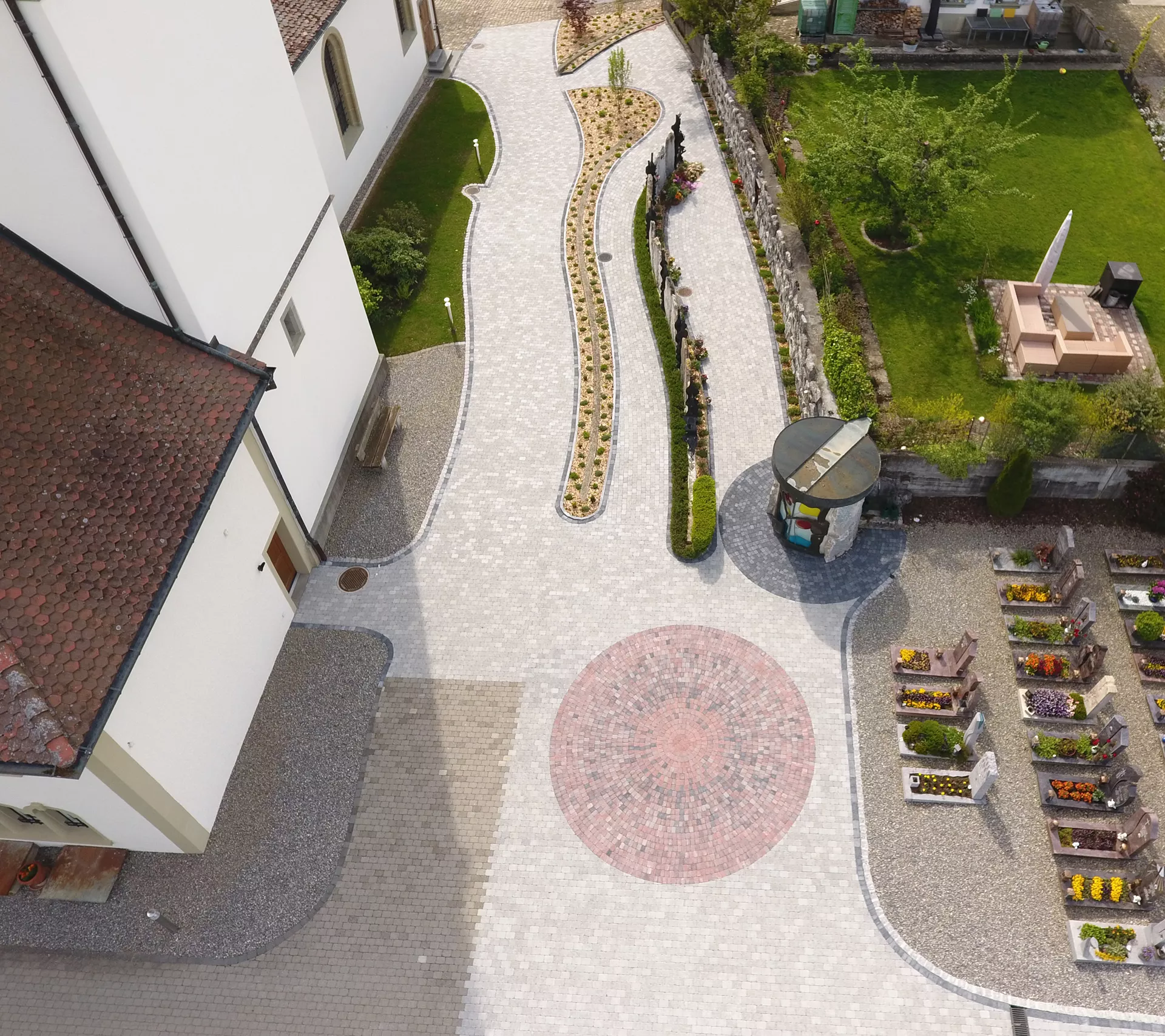 TEGULA Pflasterstein anthrazit glatt Kanten gebrochen L 16 cm B 11 cm H 6 cm