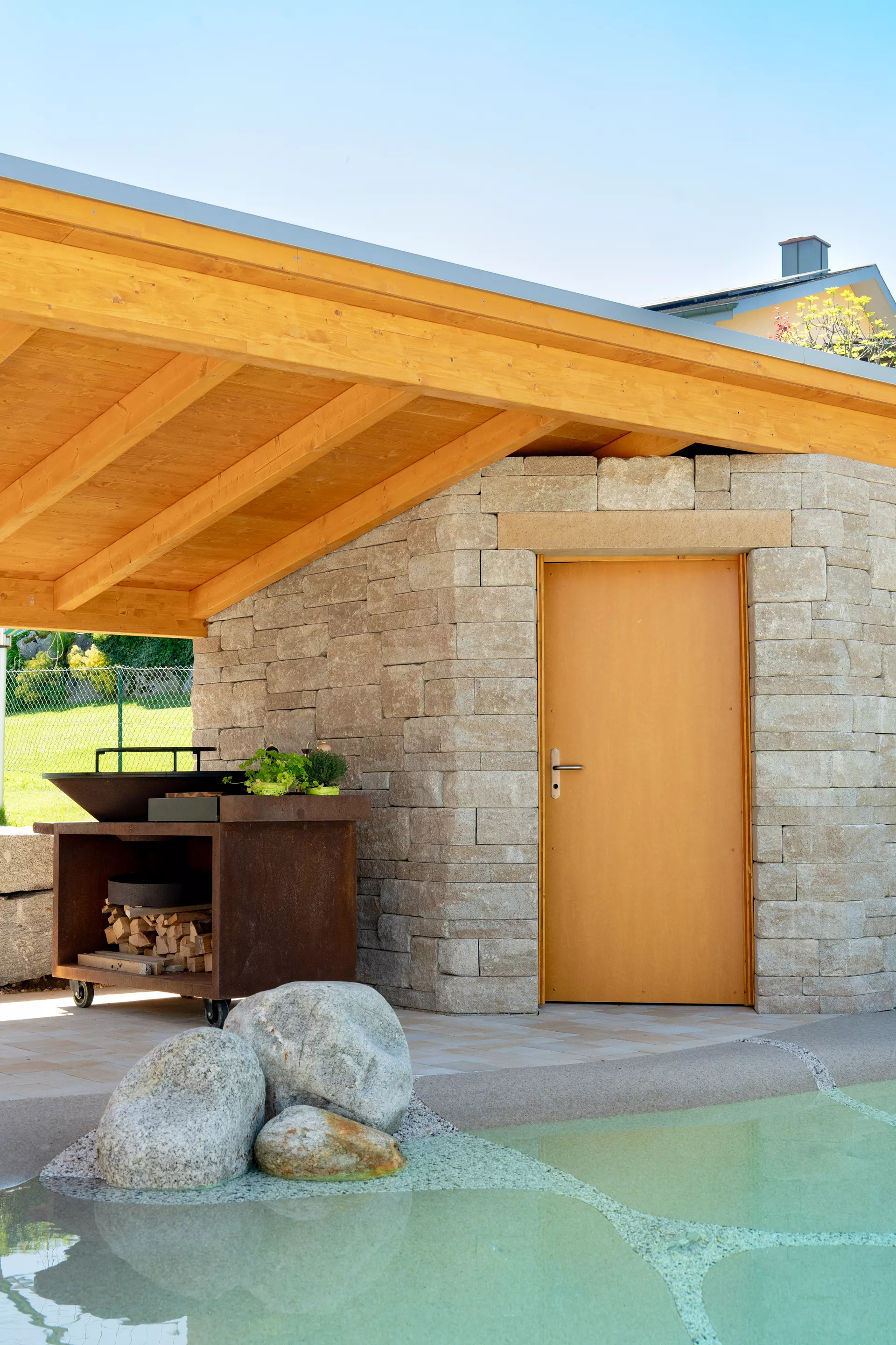 SANTURO Landhausmauer Typ 2 2-seitig gespalten jurakalk Kanten gebrochen L 30-50 cm B 25 cm H 15 cm