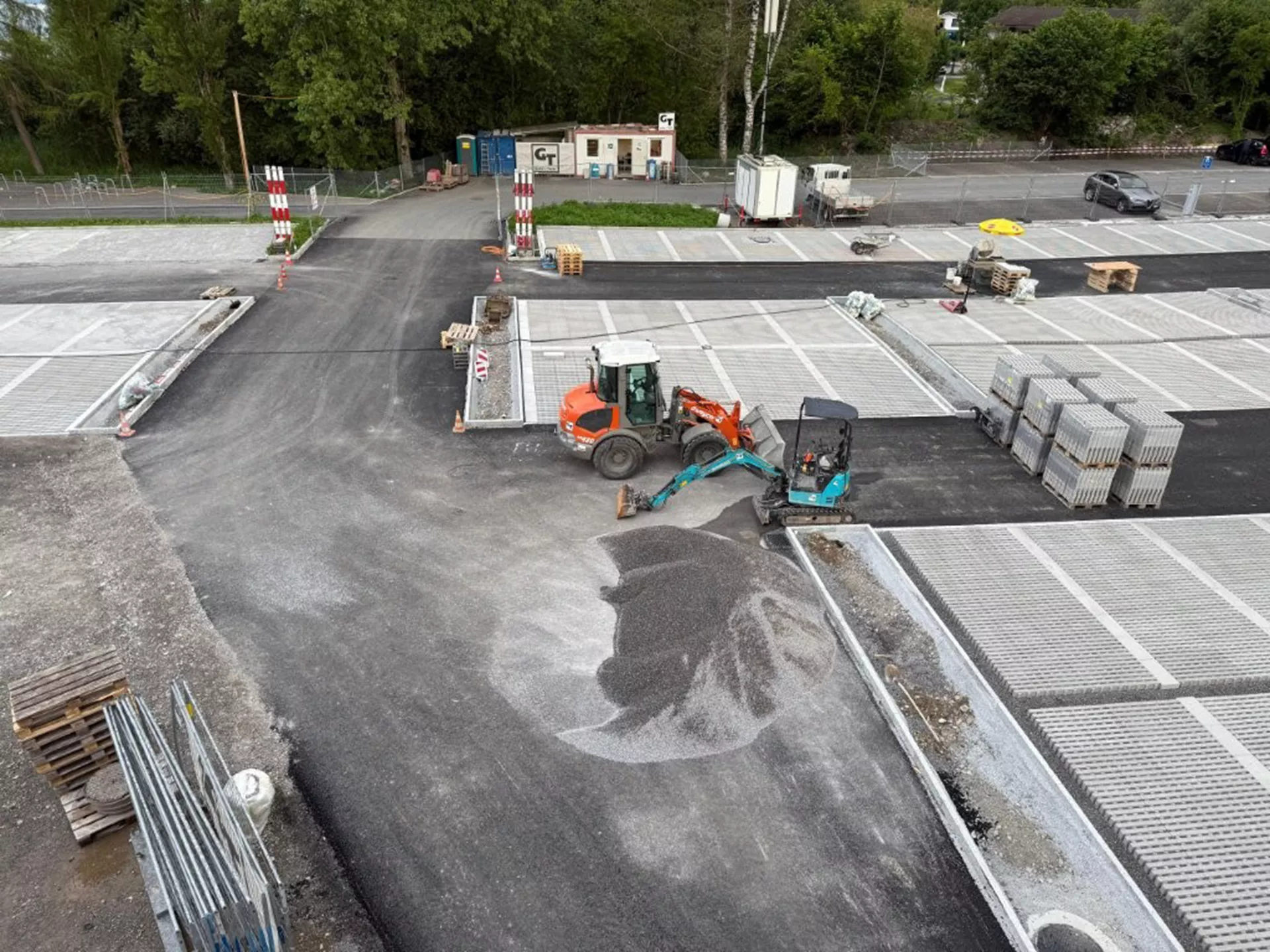 RAINA Rasenliner mit Verschiebesicherung grau glatt L 60 cm B 40 cm H 10 cm