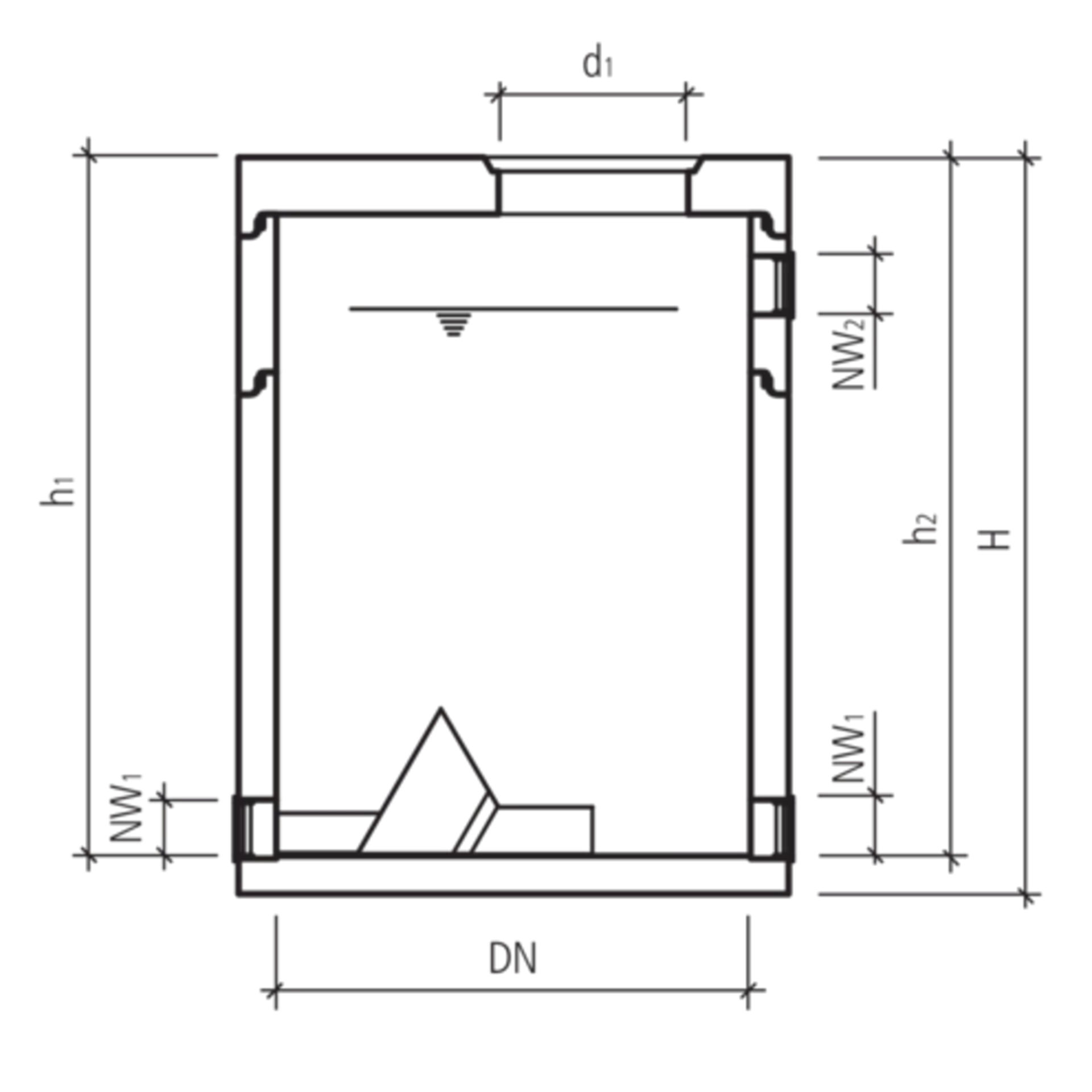 friwa<sup>®</sup>-rec Abflussregler-Wirbeldrossel für Schmut zwasser ARCYDX