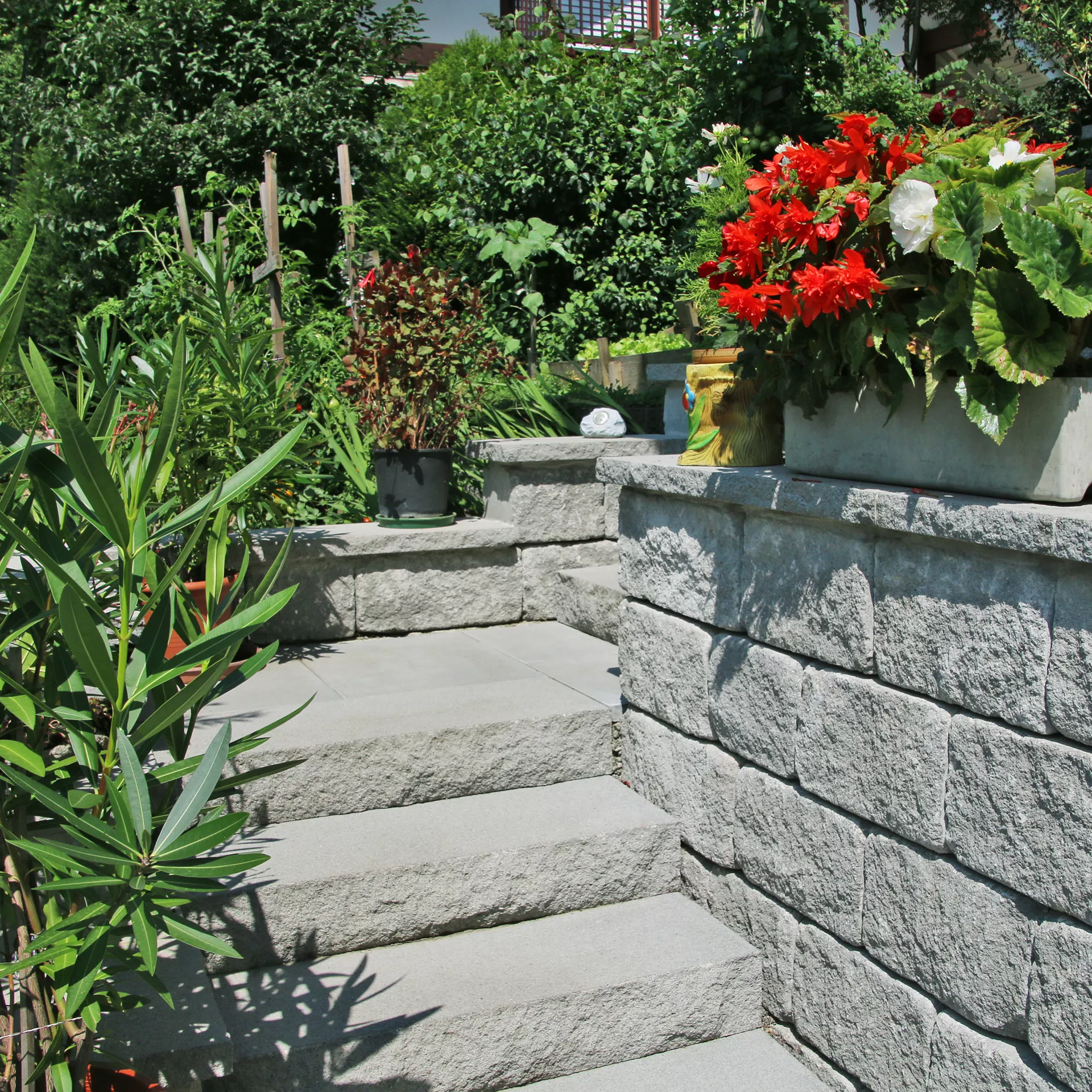 SANTURO<sup>®</sup> Blockstufen gefast gestrahlt