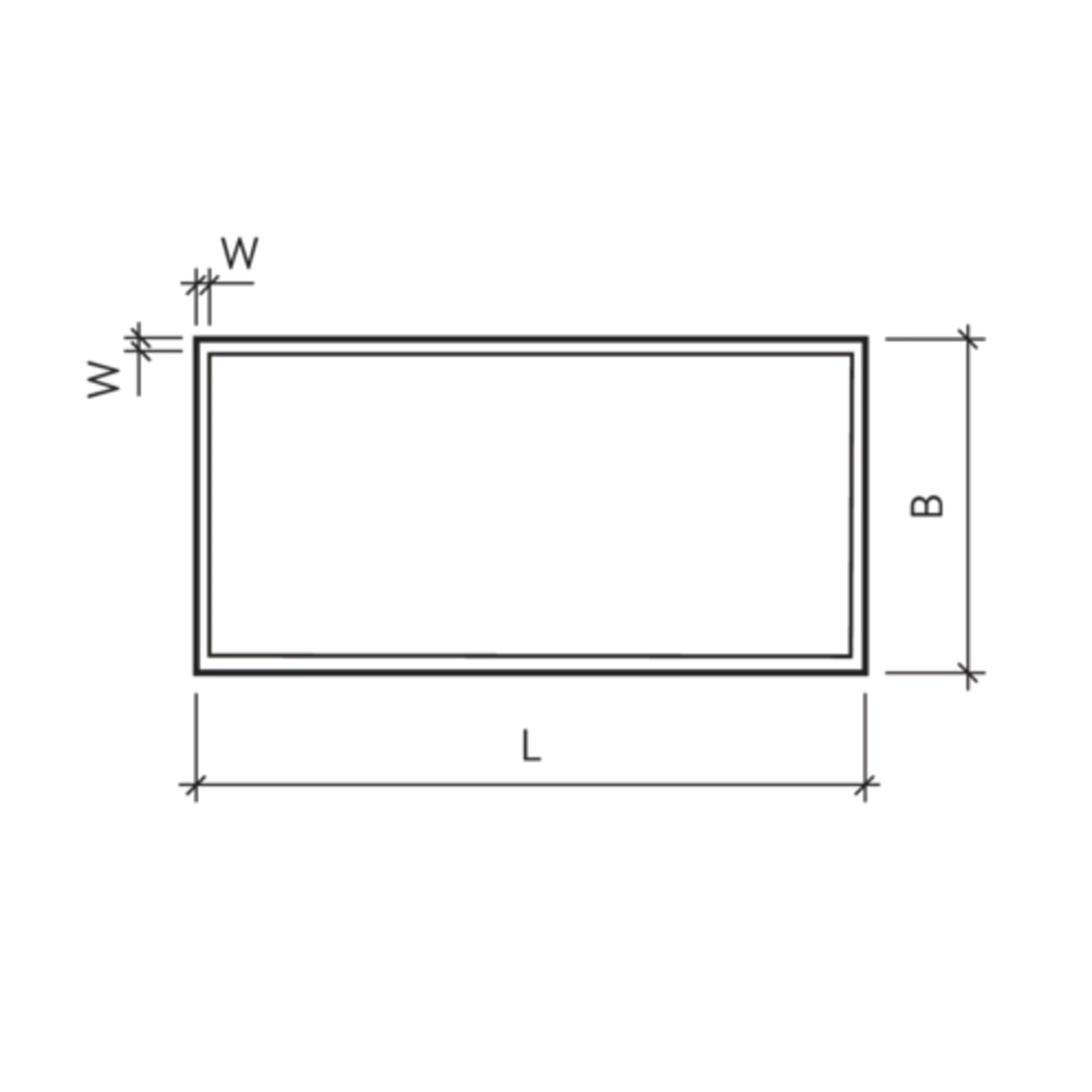 PICCOLO Pflanzentröge rechteckig