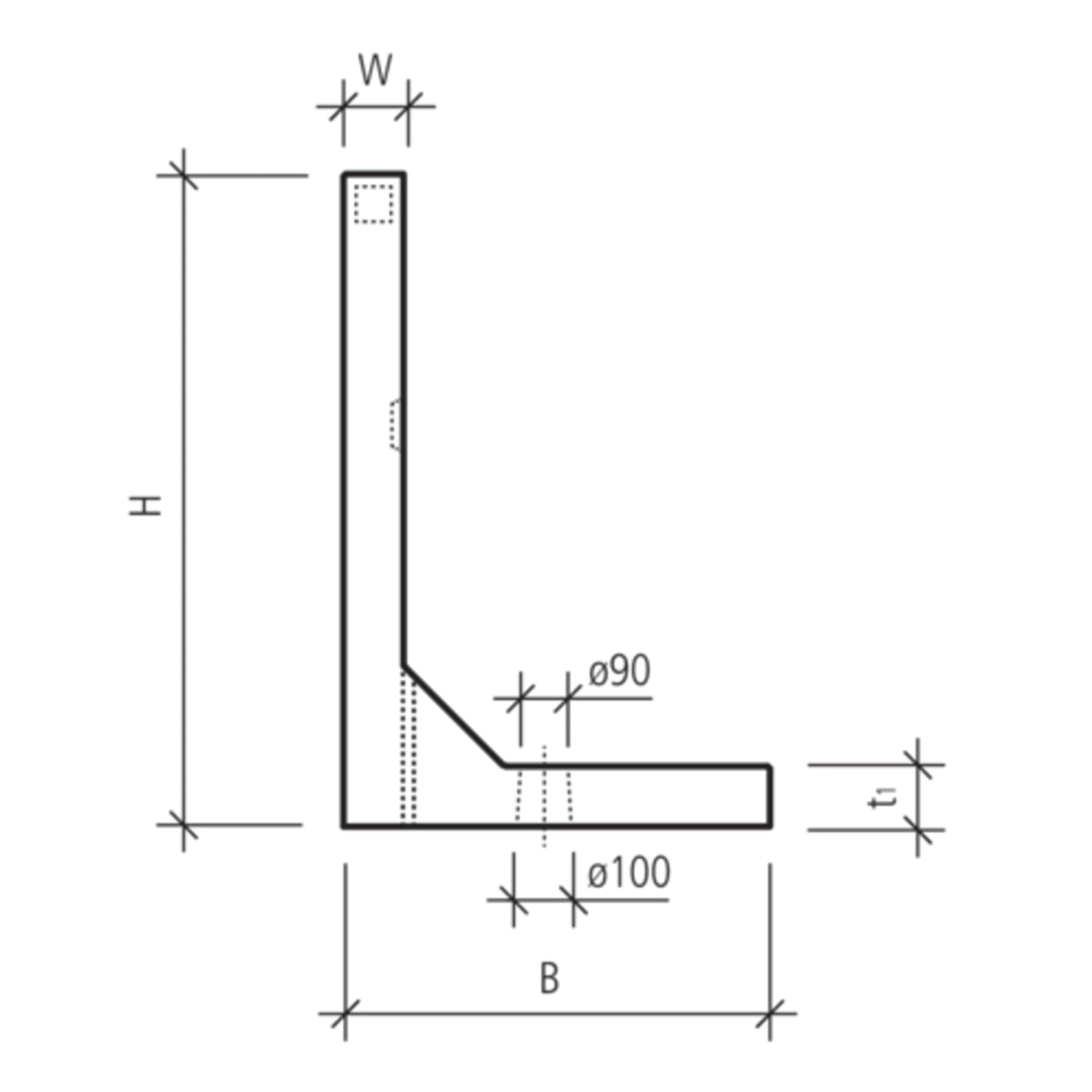 Perronwinkel Eckelemente