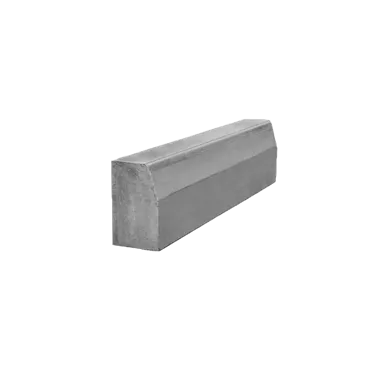 Randstein grau ohne Vorsatz L 100 cm B 15 cm H 25 cm