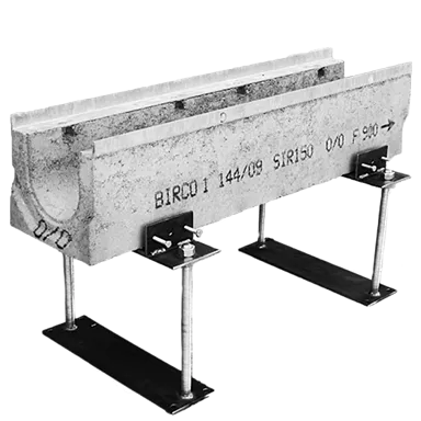 BIRCO Stellfuss Typ 2 für Rinnen DN 150/200 L 120 mm B 480 mm H 300 mm