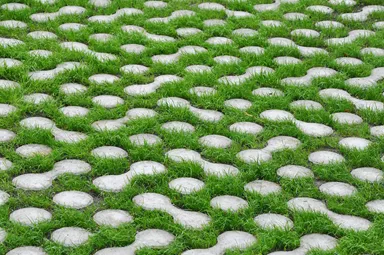 LUNIX Rasengitterstein grau glatt L 53.2 cm 39.9 cm H 12 cm