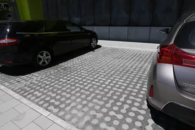 LUNIX Rasengitterstein grau glatt L 53.2 cm 39.9 cm H 12 cm