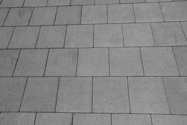 VS 5 Schwerlaststein mit Verschiebesicherung grau glatt gefast englisch palettiert L 30 cm B 30 cm H 10.8 cm