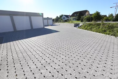 TEGULA SPLITT Ökostein mit Nocken Normalstein grau vollkantig L 23.2 cm B 17.2 cm H 7 cm