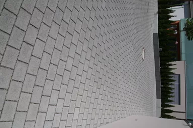 TEGULA SPLITT Ökostein mit Nocken Normalstein grau Kanten gebrochen L 23.2 cm B 17.2 cm H 7 cm