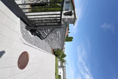 CARENA Pflasterstein mit Nockenverbund grau glatt gefast L 25 cm B 25 cm H 8 cm