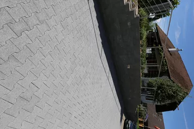 H Sickerstein Normalstein grau fein gefast L 20 cm B 16.5 cm H 8 cm