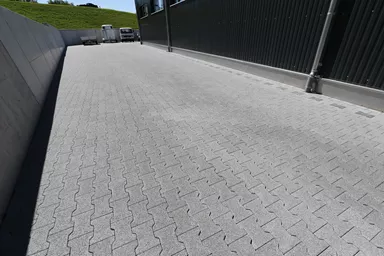 H Sickerstein Normalstein grau fein gefast L 20 cm B 16.5 cm H 8 cm