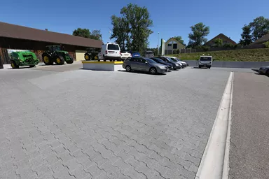 H Sickerstein Normalstein grau fein gefast L 20 cm B 16.5 cm H 8 cm