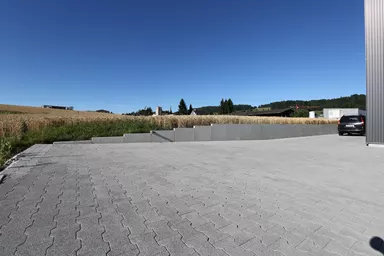 H Sickerstein Normalstein grau fein gefast L 20 cm B 16.5 cm H 8 cm