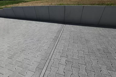 H Sickerstein Normalstein grau fein gefast L 20 cm B 16.5 cm H 8 cm