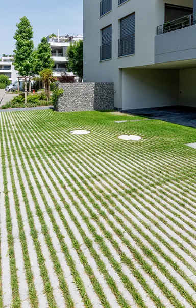 RAINA Rasenliner mit Verschiebesicherung grau glatt L 60 cm B 40 cm H 10 cm