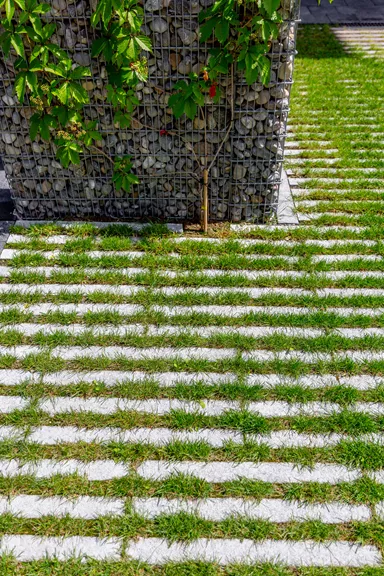 RAINA Rasenliner mit Verschiebesicherung grau glatt L 60 cm B 40 cm H 10 cm