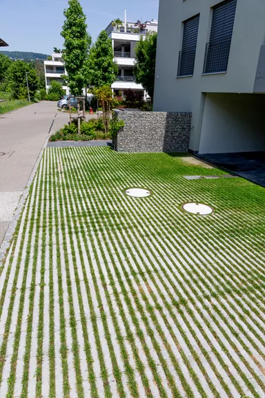 RAINA Rasenliner mit Verschiebesicherung grau glatt L 60 cm B 40 cm H 10 cm