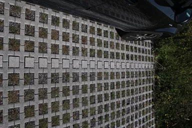 QUADRO Rasengitterstein grau L 58 cm B 47 cm H 10 cm