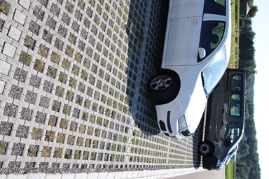 QUADRO Rasengitterstein grau L 58 cm B 47 cm H 10 cm