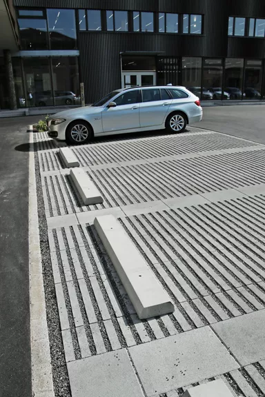 RAINA Rasenliner mit Verschiebesicherung grau glatt L 60 cm B 40 cm H 10 cm