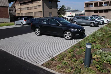 RAINA Rasenliner mit Verschiebesicherung grau glatt L 60 cm B 40 cm H 10 cm