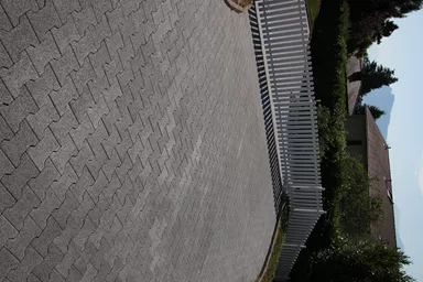 H Sickerstein Normalstein grau fein gefast L 20 cm B 16.5 cm H 8 cm