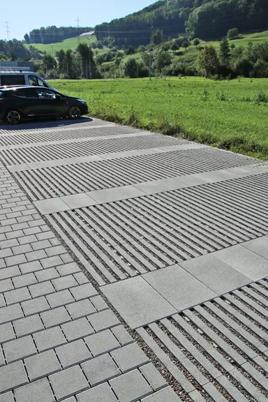 RAINA Rasenliner mit Verschiebesicherung grau glatt L 60 cm B 40 cm H 10 cm