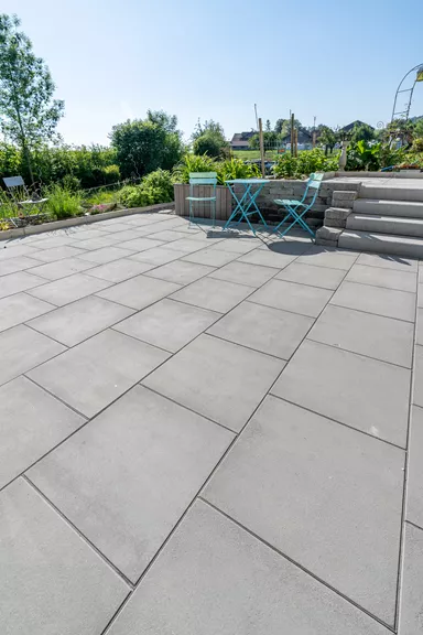 PARCO SELECTION Gartenplatte grau glatt gefast L 60 cm B 40 cm H 4 cm