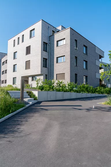 TRIPLA Winkelplatte bewehrt Typ 12.81 grau glatt gefast L 100 cm B 75 cm H 120 cm W 12 cm