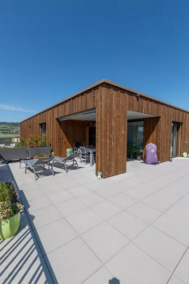 PARCO FINA Gartenplatte grau gestrahlt gefast L 50 cm B 50 cm H 4 cm