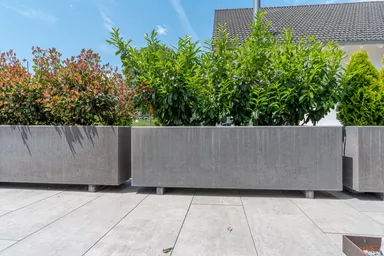 PARCO Pflanzentrog rechteckig anthrazit glatt L 200 cm B 60 cm H 60 cm W 5 cm