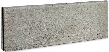 Bordurette de jardin 100/30/5 cm non armé, av.rainure et crête,gris