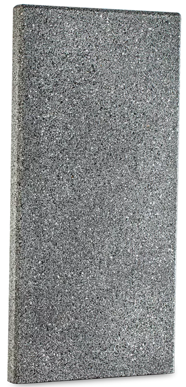 RESIDENZA Betonlamelle bewehrt GRISCHUNA grau-anthrazit gestrahlt gefast L 50 cm B 6 cm H 150 cm