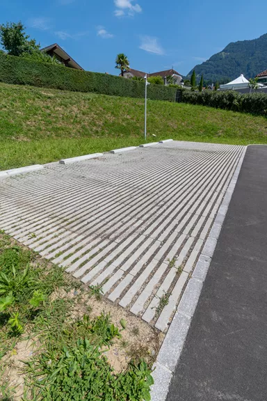 RAINA Rasenliner mit Verschiebesicherung grau glatt L 60 cm B 40 cm H 10 cm