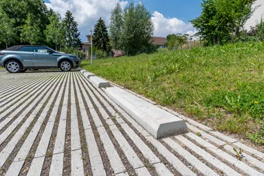 RAINA Rasenliner mit Verschiebesicherung grau glatt L 60 cm B 40 cm H 10 cm