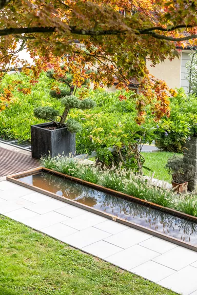 PARCO FINA Gartenplatte grau gestrahlt gefast L 50 cm B 50 cm H 4 cm