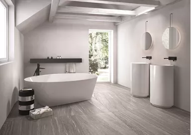 Feinsteinzeug Gehwegplatte GRANITO GREY strukturiert vollkantig L 60 cm B 60 cm H 2 cm