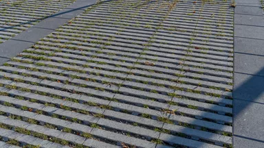 RAINA Rasenliner mit Verschiebesicherung grau glatt L 60 cm B 40 cm H 10 cm