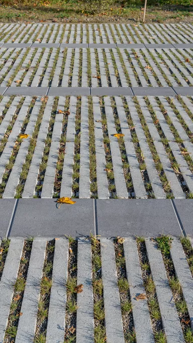 RAINA Rasenliner mit Verschiebesicherung grau glatt L 60 cm B 40 cm H 10 cm