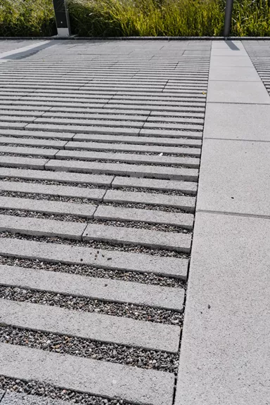 RAINA Rasenliner mit Verschiebesicherung grau glatt L 60 cm B 40 cm H 10 cm