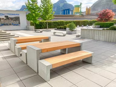 INTERMEZZO Tisch CORNER Holzrost inkl. 4 Schrauben L 186 cm B 80 cm H 12 cm