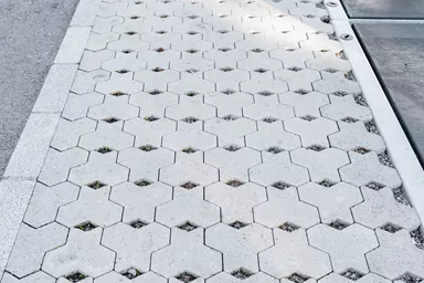 SIX-SILENTA Ökostein mit Nocken Normalstein grau vollkantig L 19.7 cm B 17 cm H 10 cm