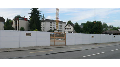 Baustellenabsperrung